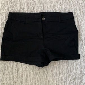 Black dress shorts